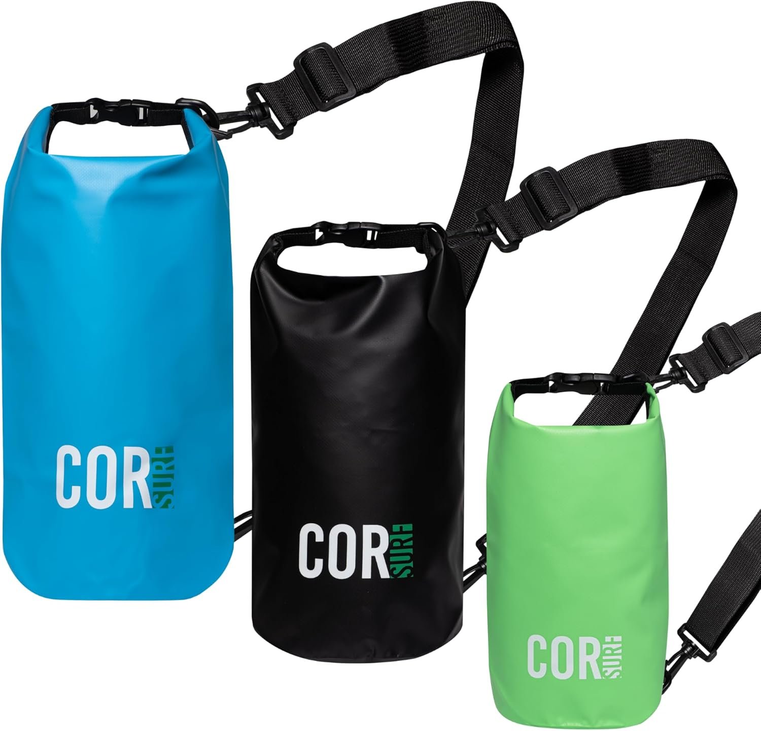 COR Surf Bolsa de Surf Impermeable e insumergible – La Bolsa Enrollable Mantiene el Equipo seco para piragueismo, Rafting, Vela, natación, Pesca, Senderismo, Camping o IR a la Playa